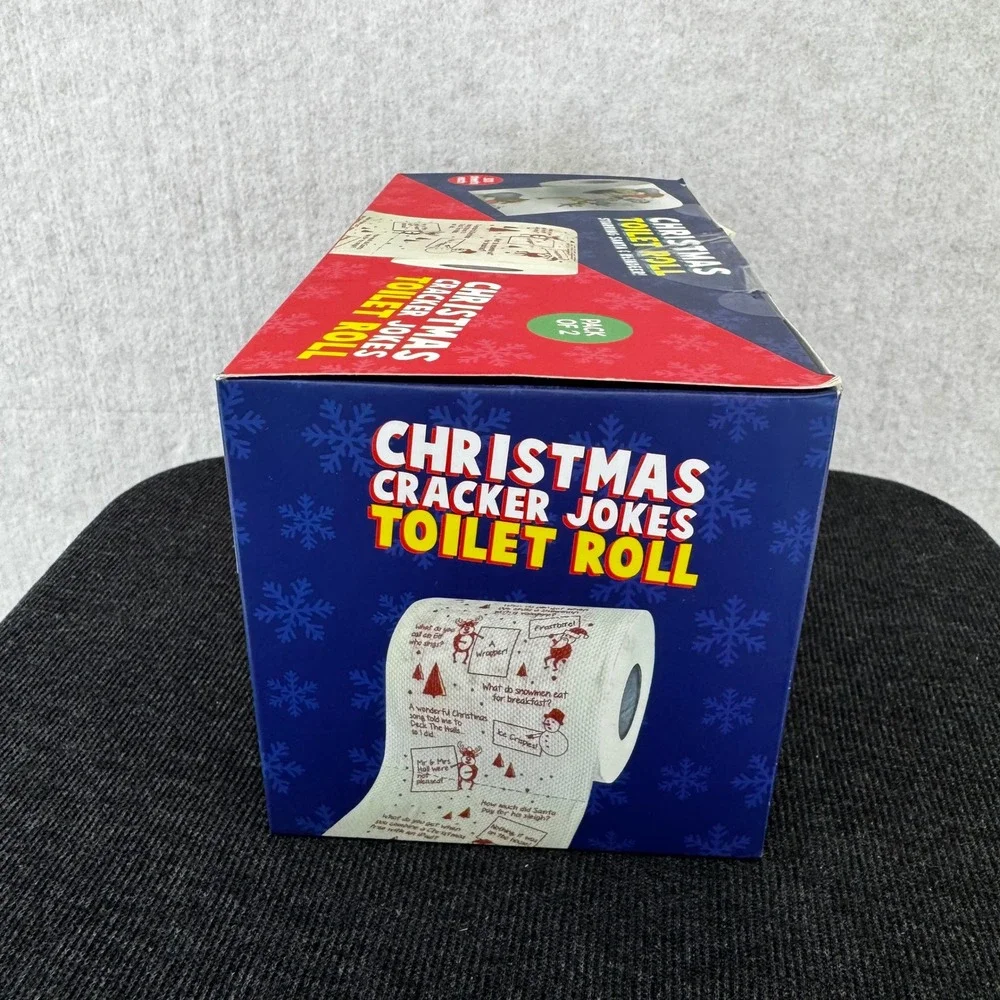 Christmas Toilet Paper Rolls with Jokes 2 Pack Santa Reindeer Fizz Creations